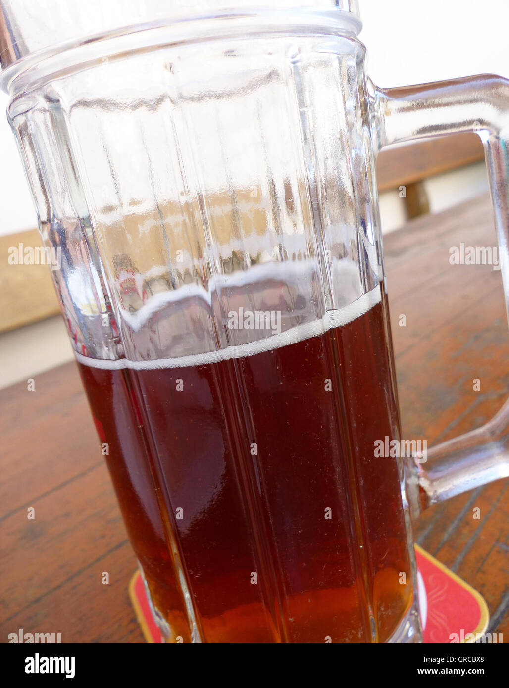 Dunkles Bier Stockfoto