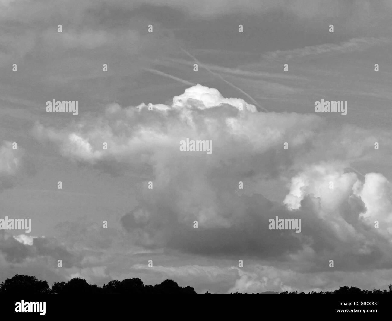 Cumulonimbus Wolken Stockfoto