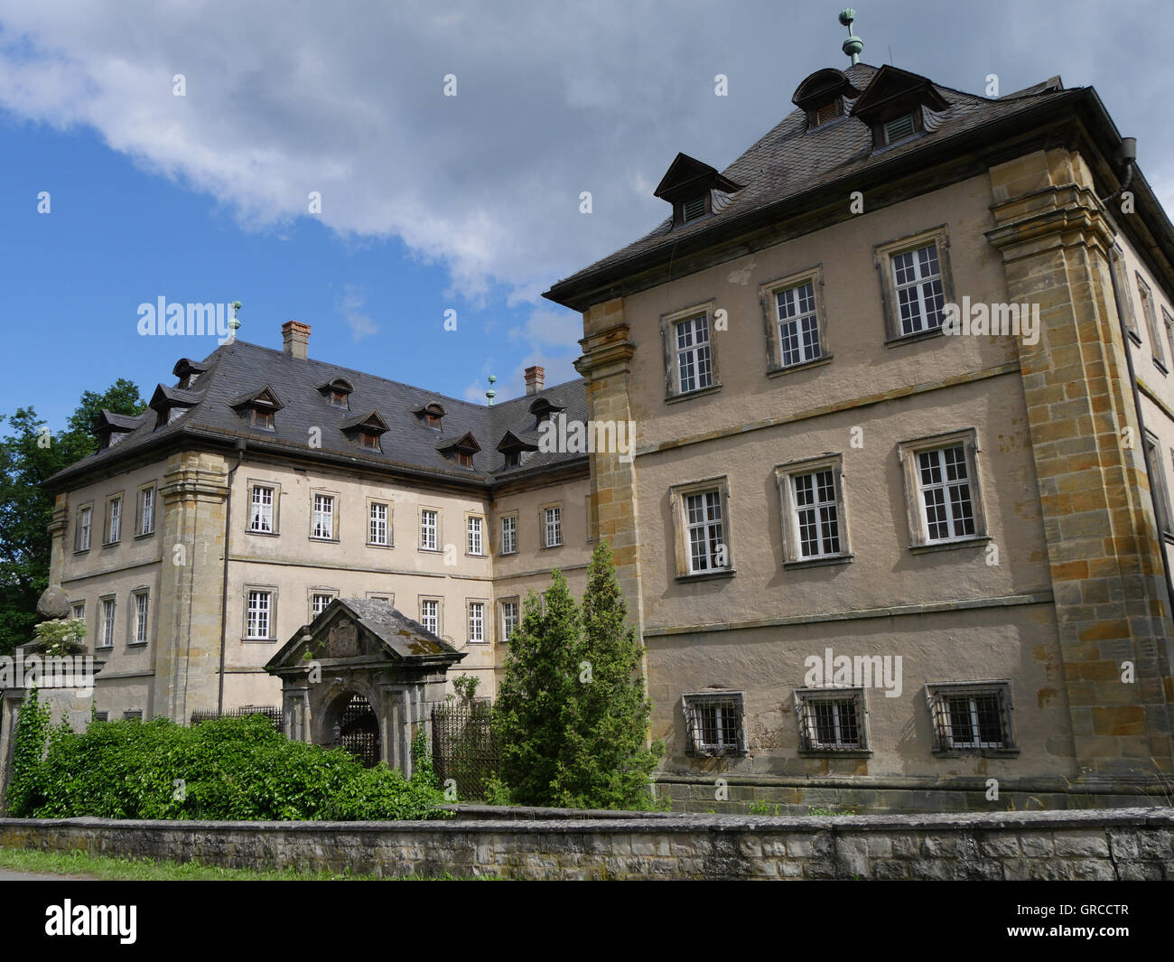 Schloss Gereuth, Unterfranken Stockfoto