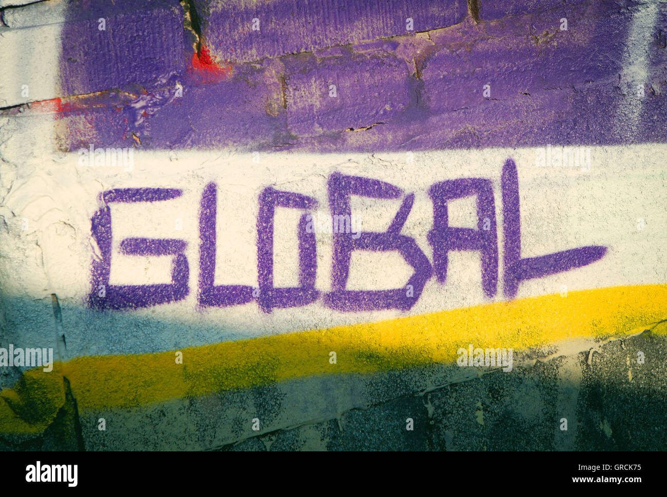 Global, Graffiti, Jugend, Kultur Stockfoto