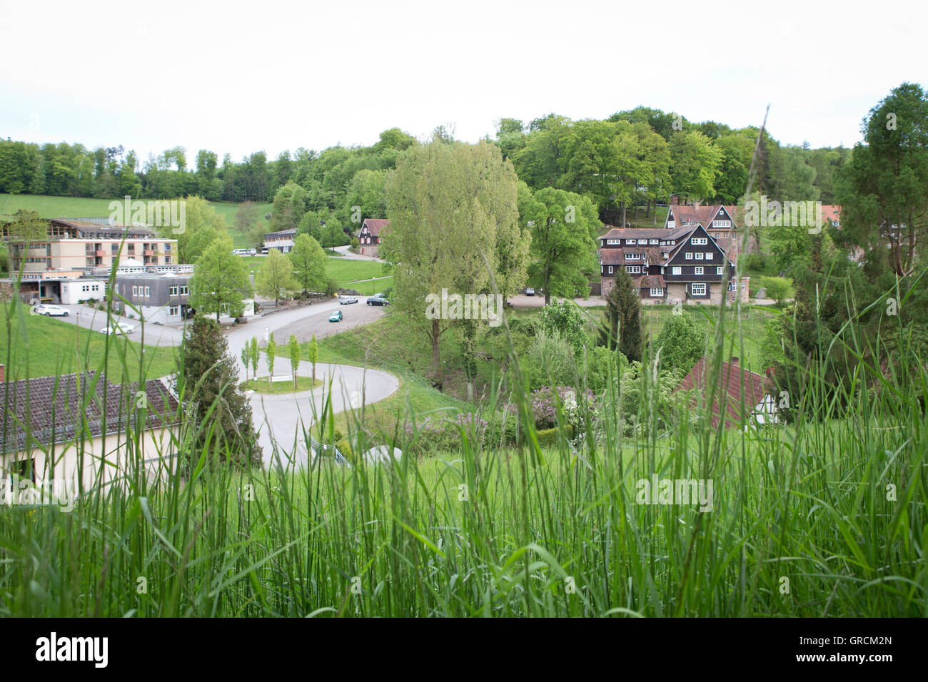 Odenwaldschool Ober-Hambach, Heppenheim, Bergstraße Stockfoto