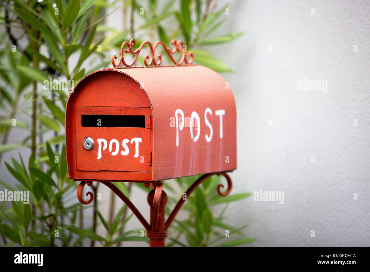 Stilvolle, individuelle Mailbox Stockfoto