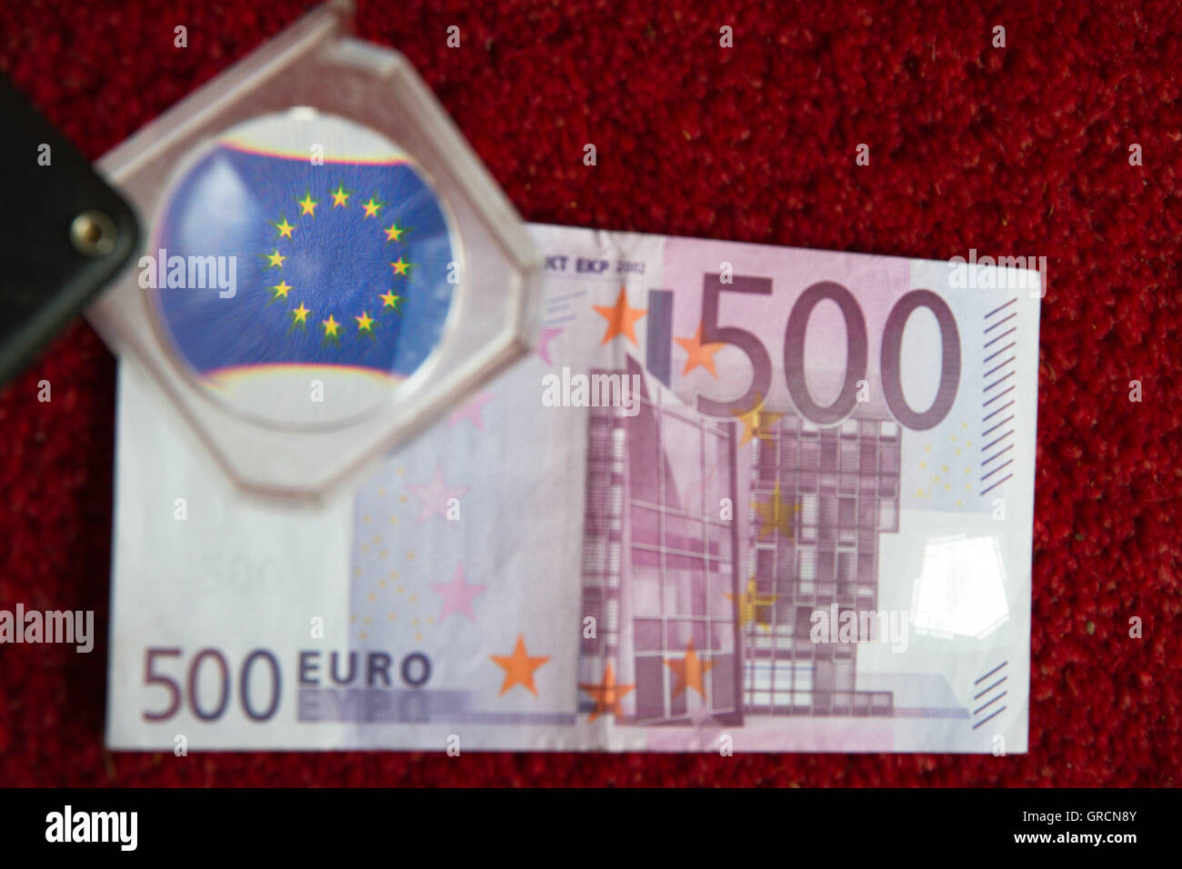 500-Euro-Schein Stockfoto