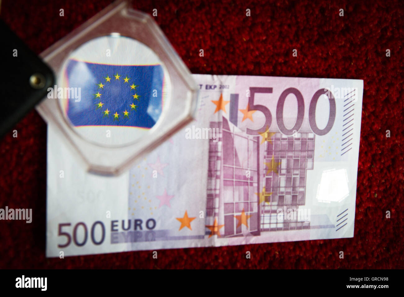 500-Euro-Schein Stockfoto