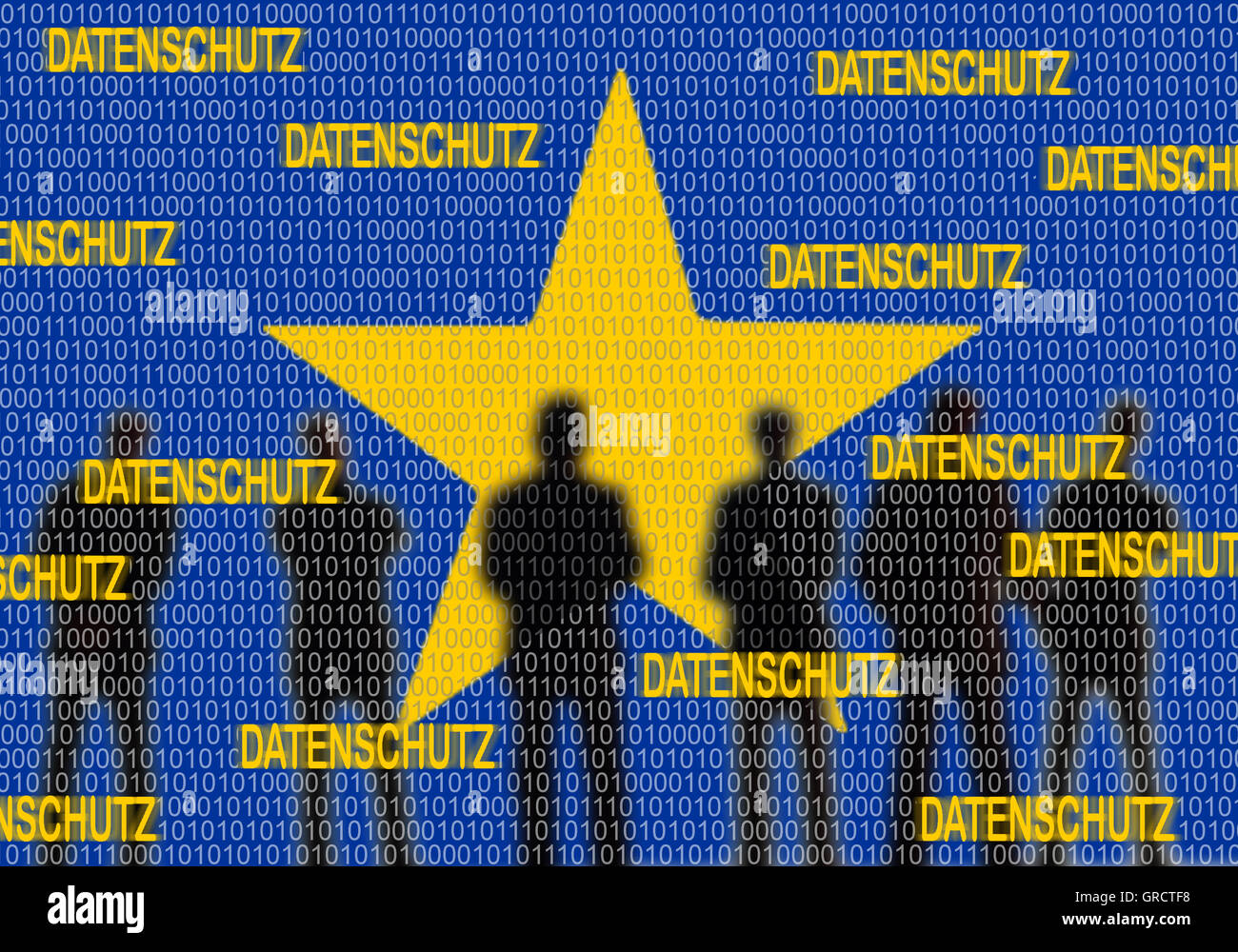Neues Datenschutzgesetz In Eu Europäische Union Stockfoto