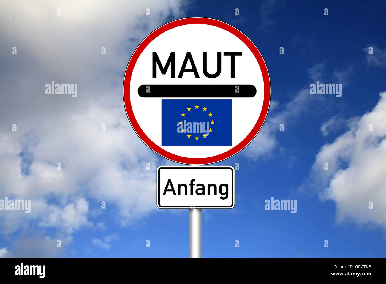 Europäische Kommission prüft die Möglichkeit, einen europäischen Mautsystem Stockfoto