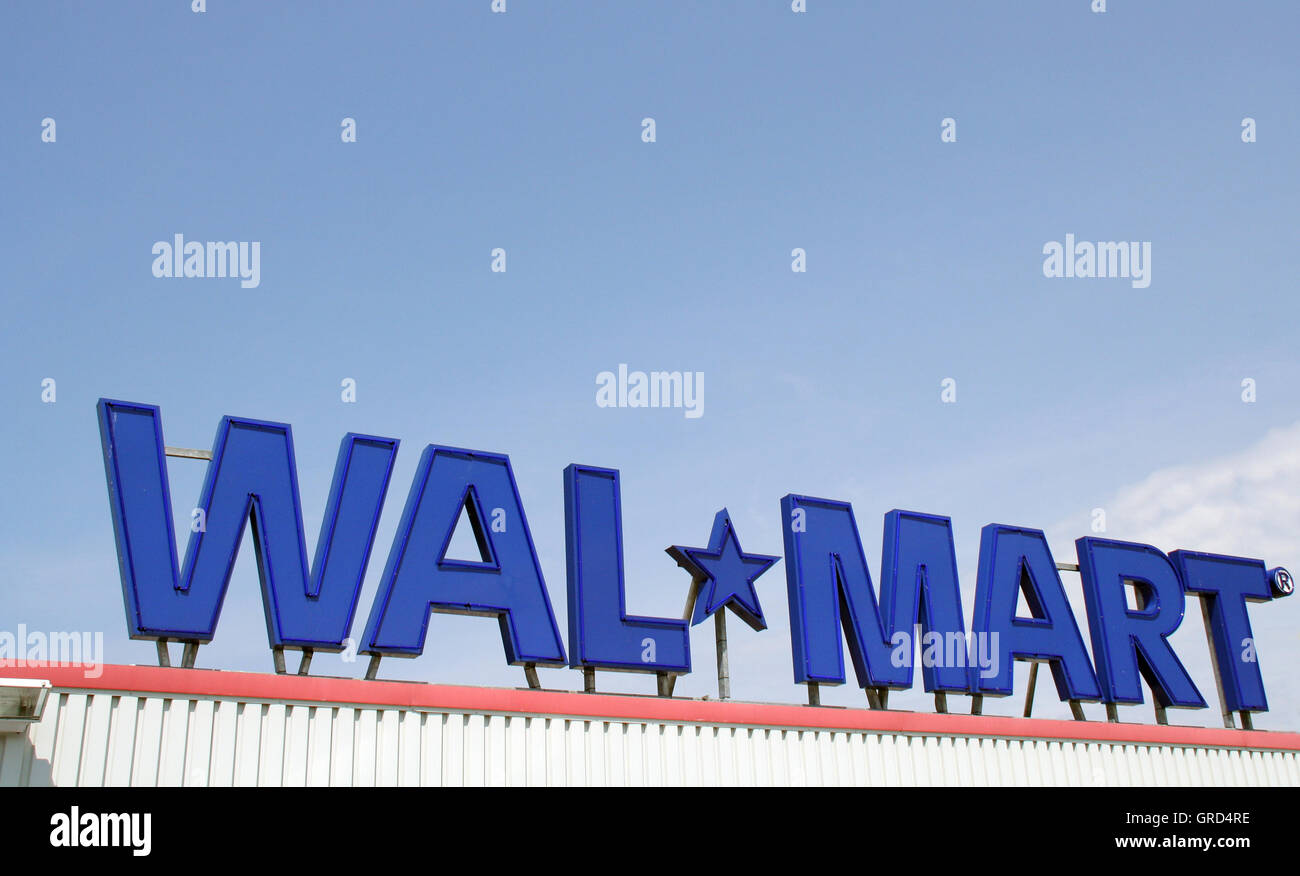 Logo-Wal-Mart Stockfoto