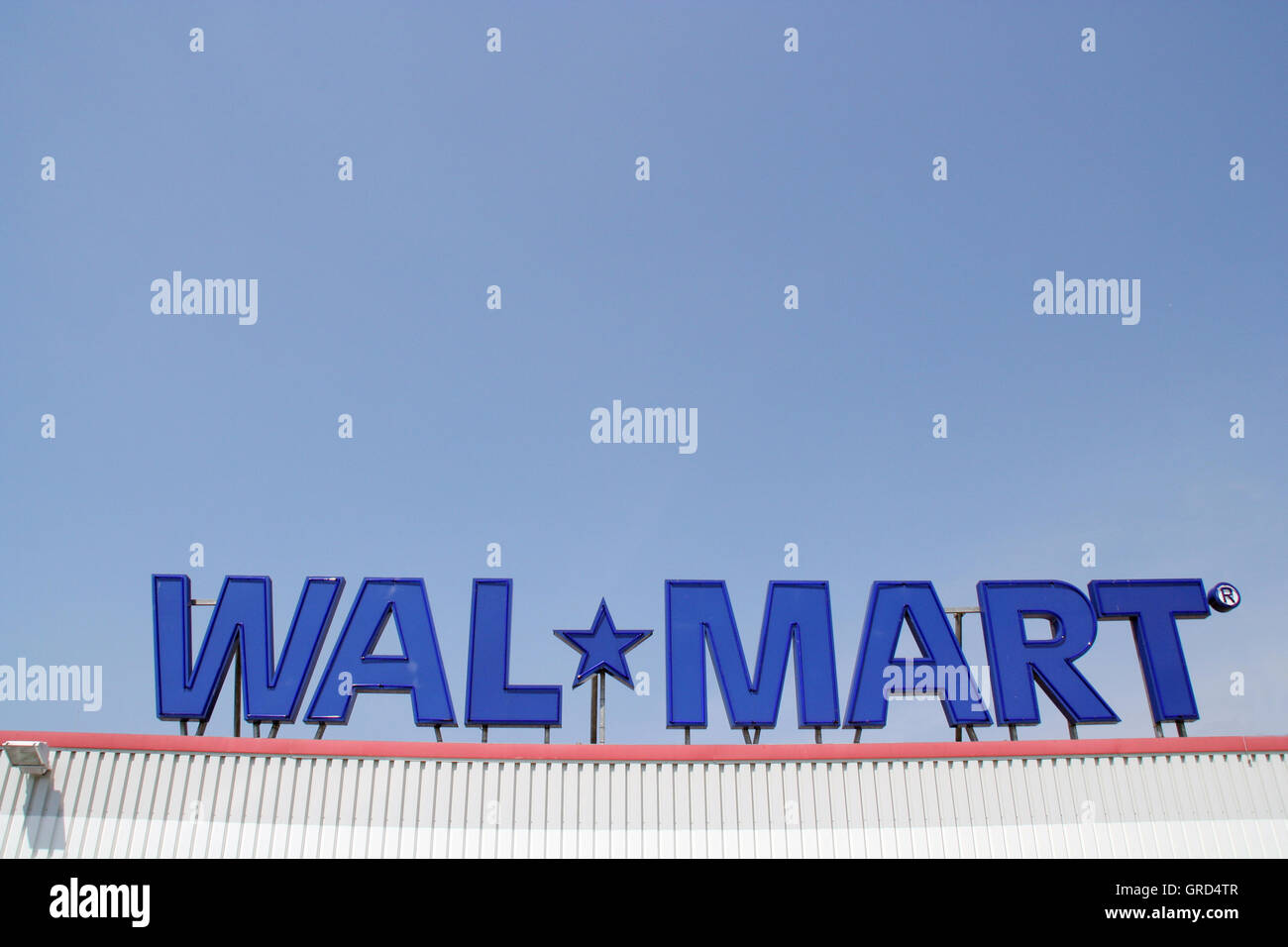 Logo-Wal-Mart Stockfoto