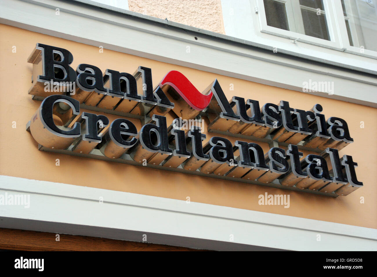 Log-Bank Austria Stockfoto