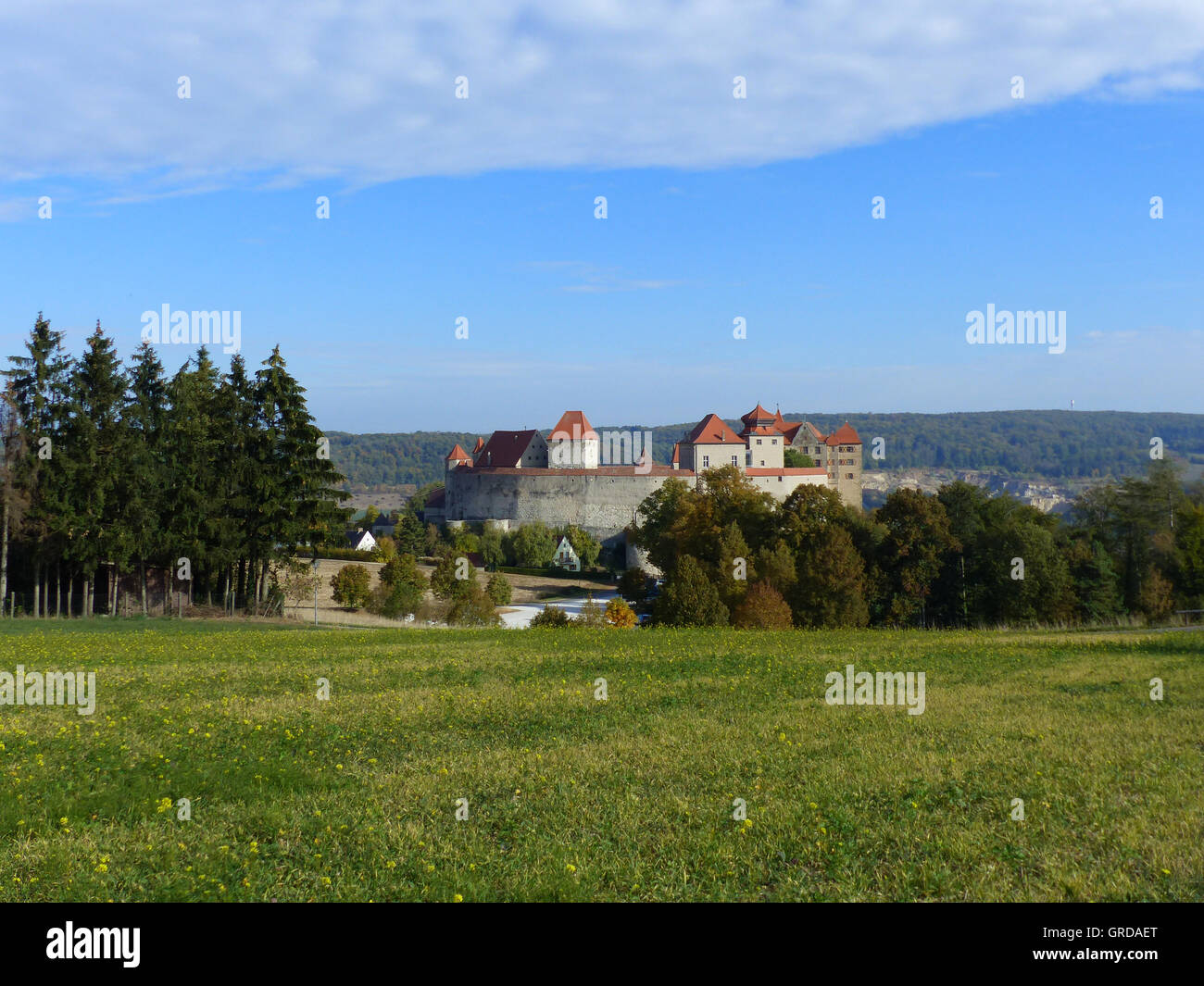 Schloss Harburg, Ries, Swabia Stockfoto