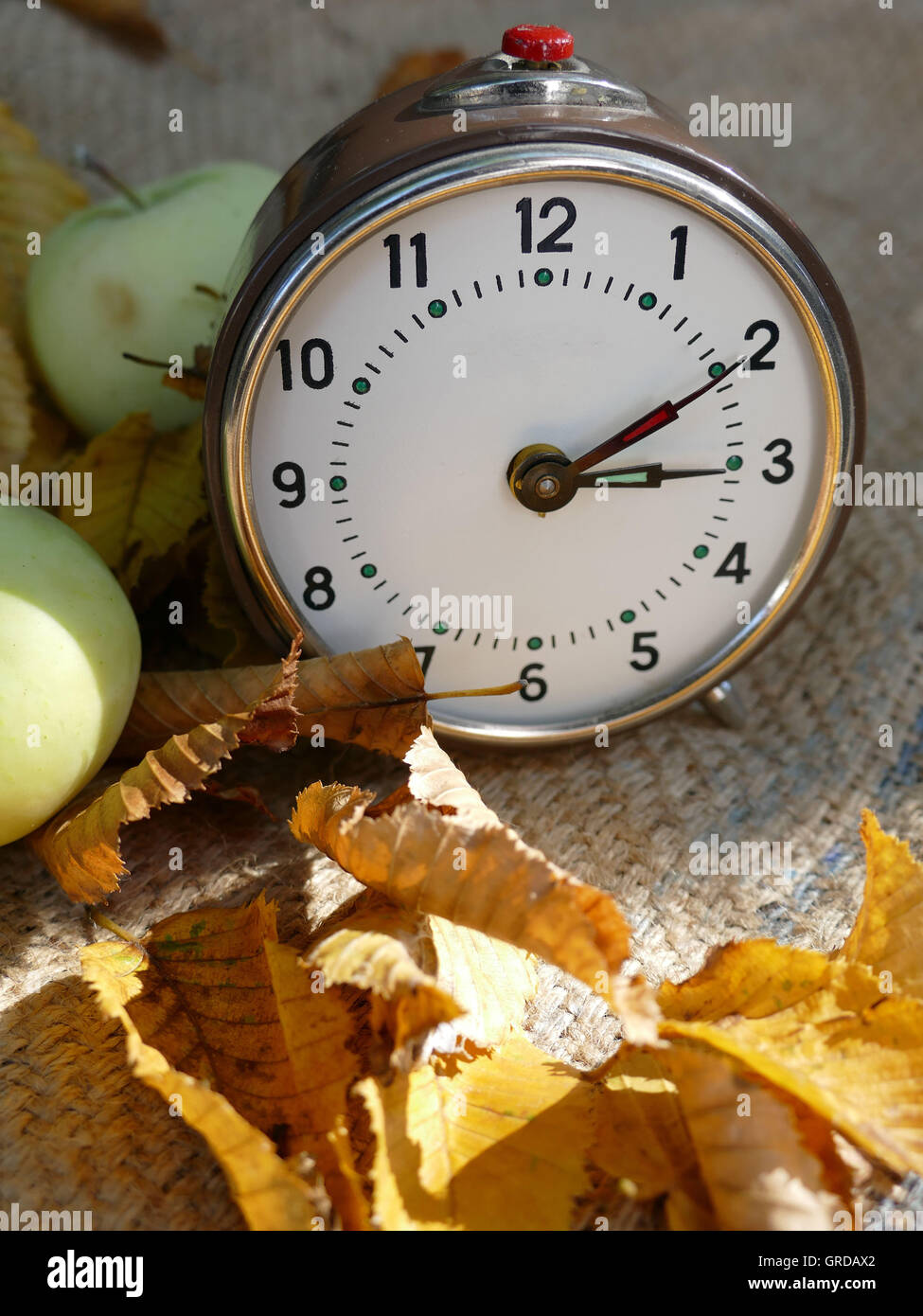 Sommerzeit, Summrtime, Winter, Symbol Stockfoto