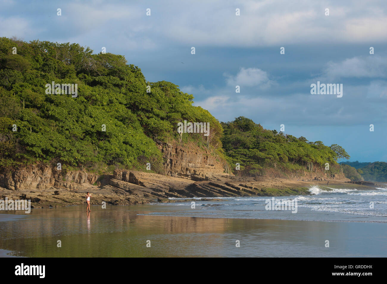 Playa Yankee Nicaragua San Juan Del Sur Stockfoto