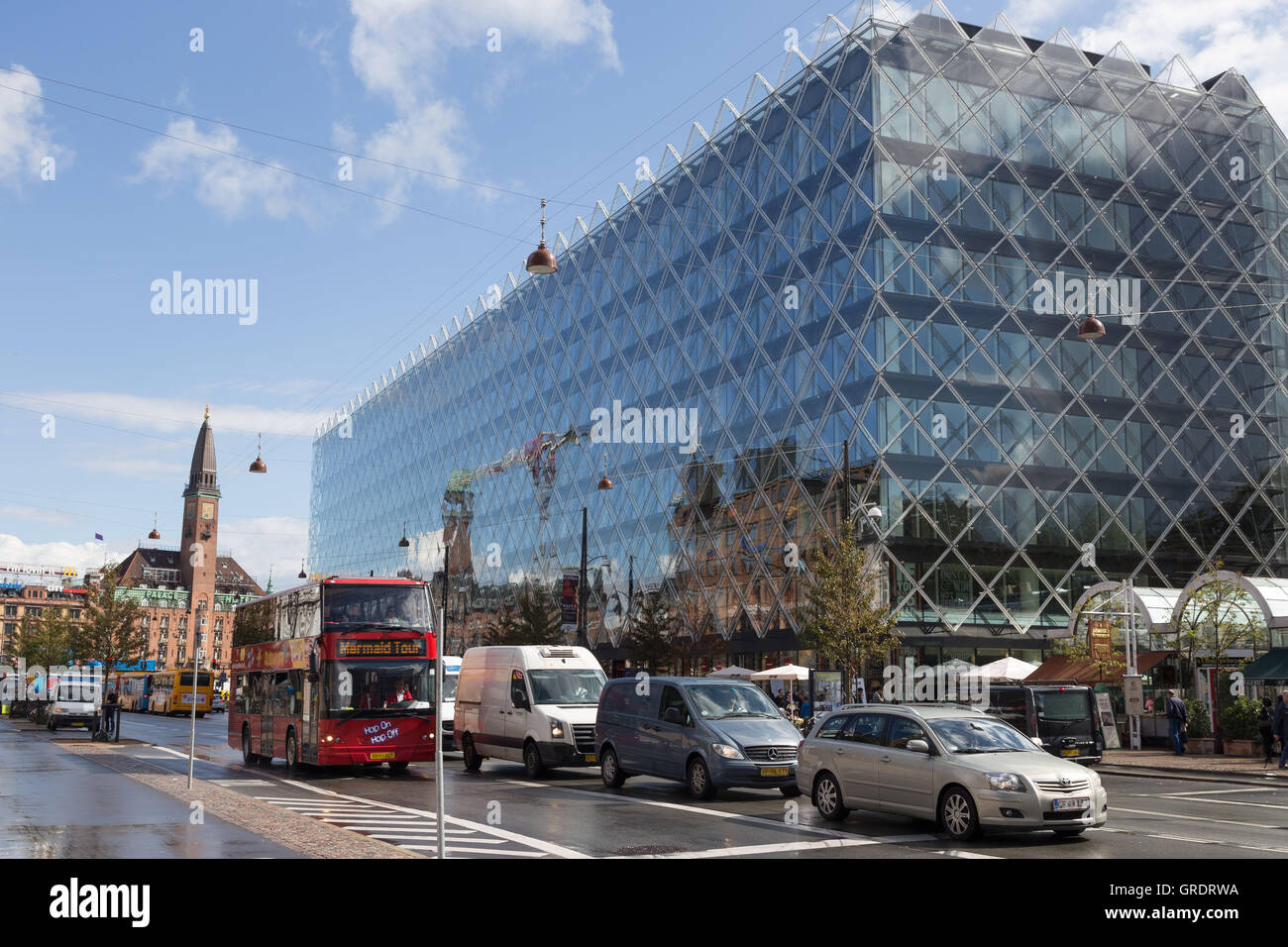 Großen Bürokomplex im Zentrum von Kopenhagen Stockfoto