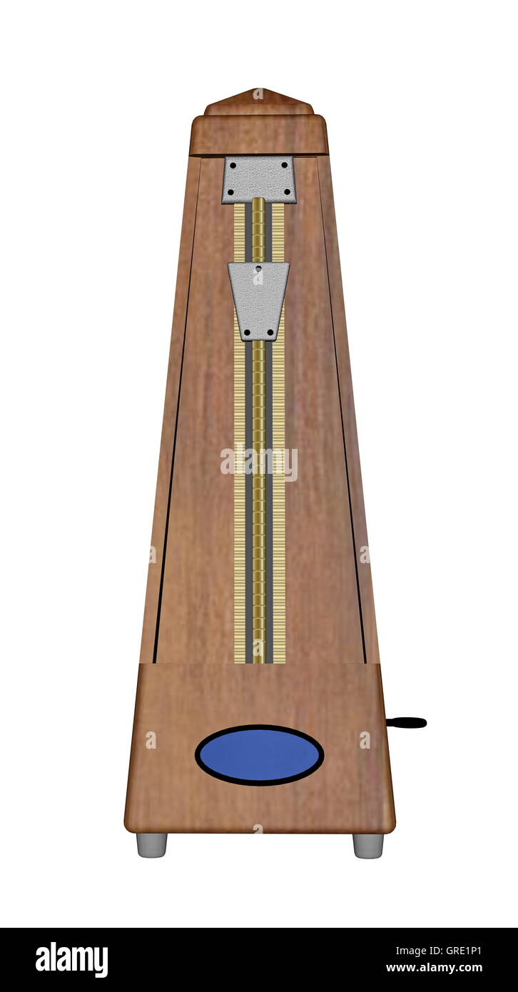 Metronom - 3D render Stockfoto