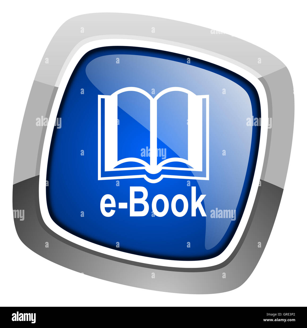 e-Buch-icon Stockfoto