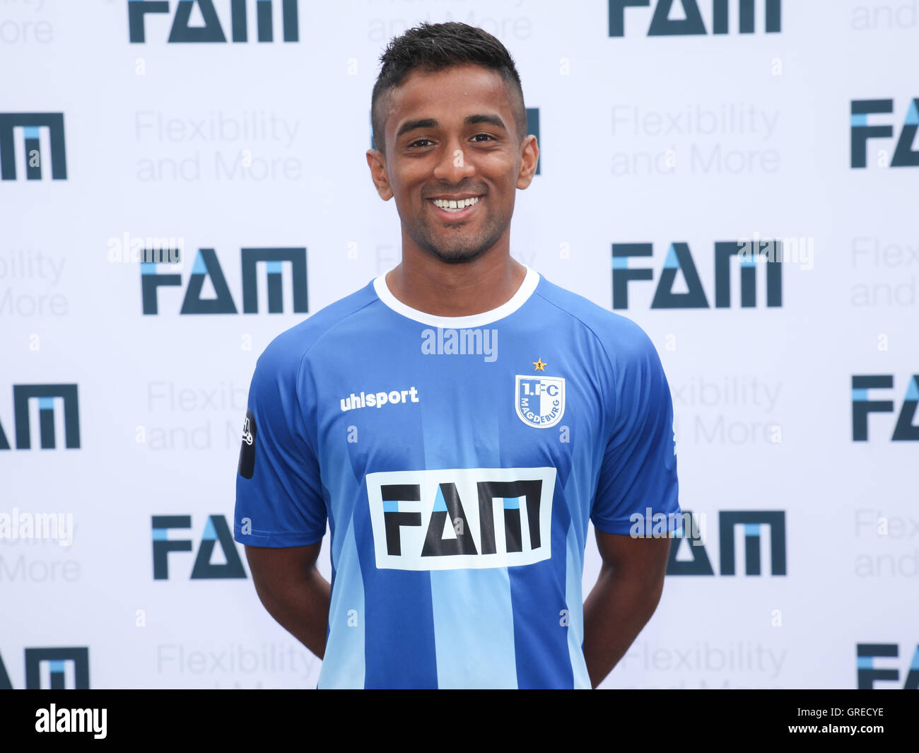 Waseem Razeek 1. Fc Magdeburg Stockfoto