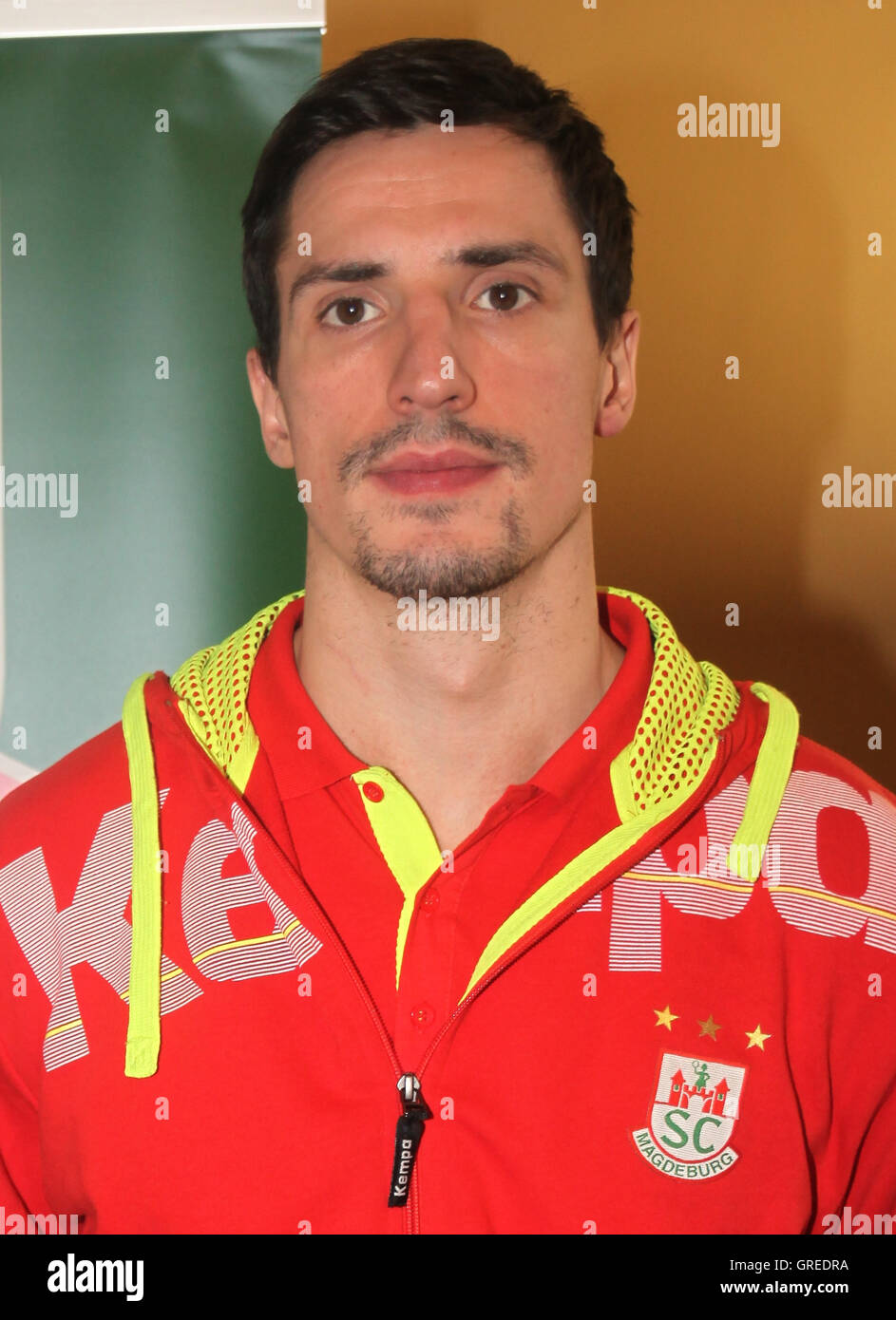 Nemanja Zelenovic Sc Magdeburg Stockfoto