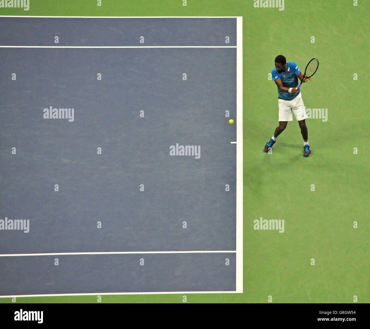 Flushing Meadows, New York. 6. September 2016. Franzosen Gael Monfils in Top-Form in seinem Viertelfinal-Match. Bildnachweis: Veronica Bruno/Alamy Live-Nachrichten Stockfoto