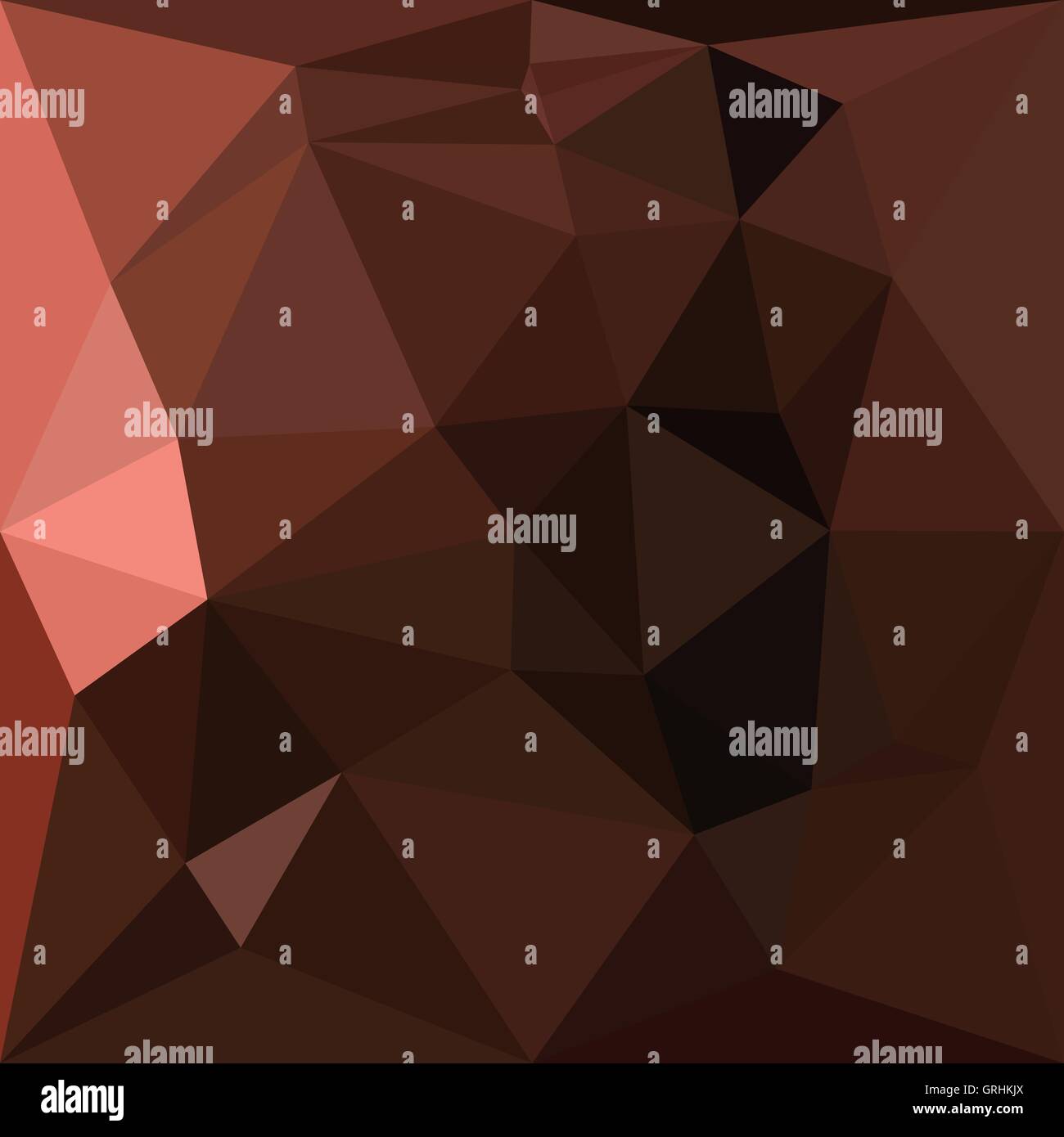 Sattel braun abstrakte niedrige Polygon Hintergrund Stock Vektor