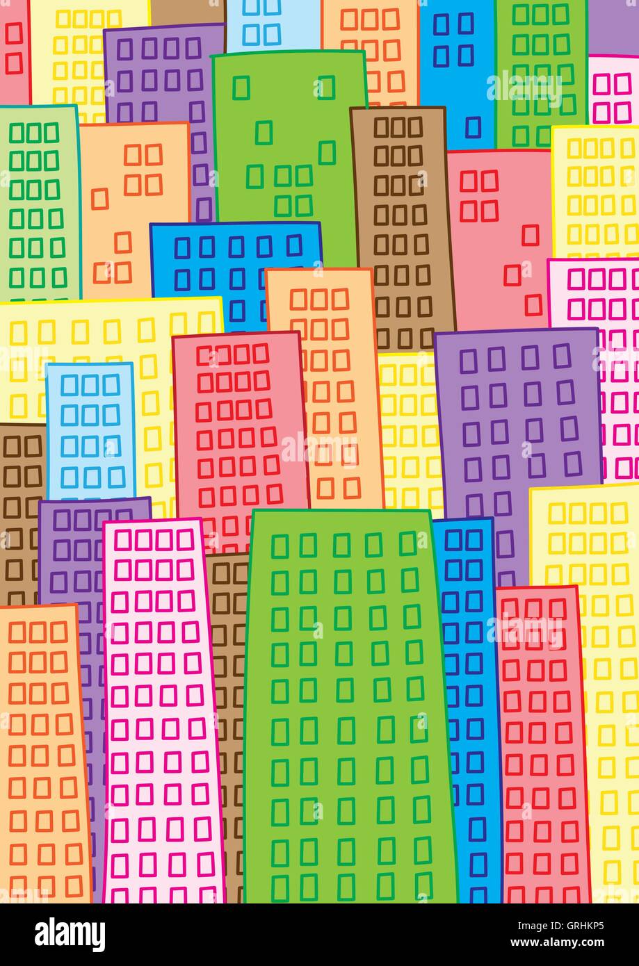 Mega-city Stock Vektor