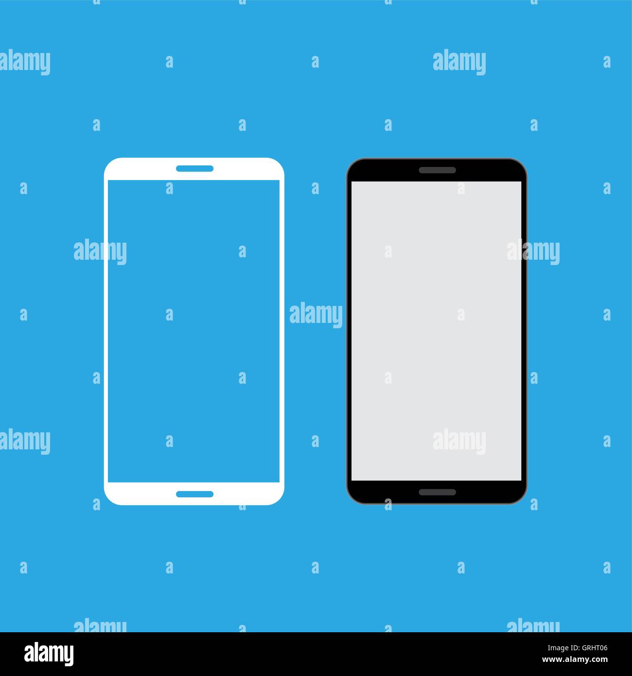 Smartphone-Symbol Vektor mockup Stock Vektor