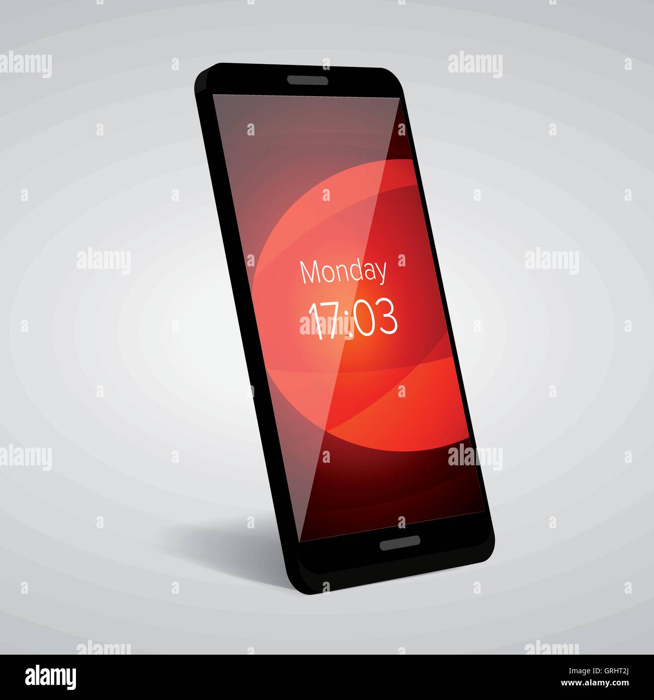 Smartphone-Symbol Vektor mockup Stock Vektor