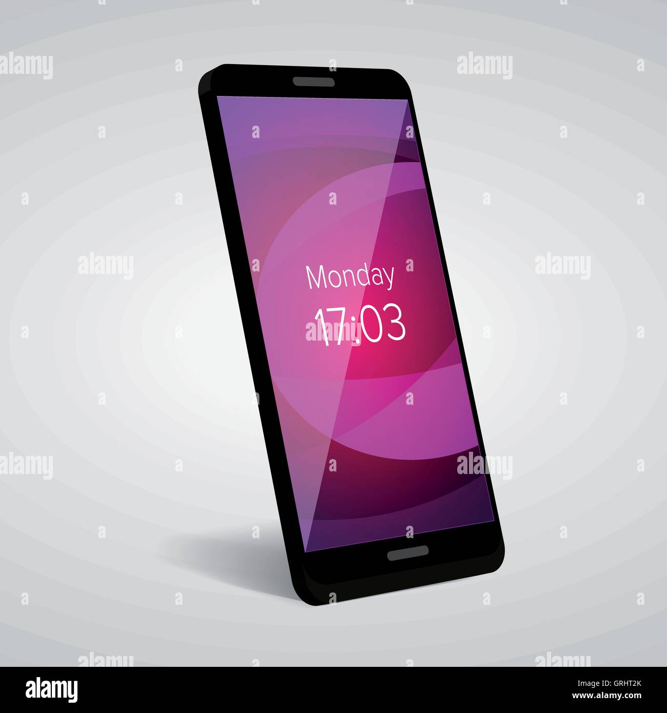 Smartphone-Symbol Vektor mockup Stock Vektor