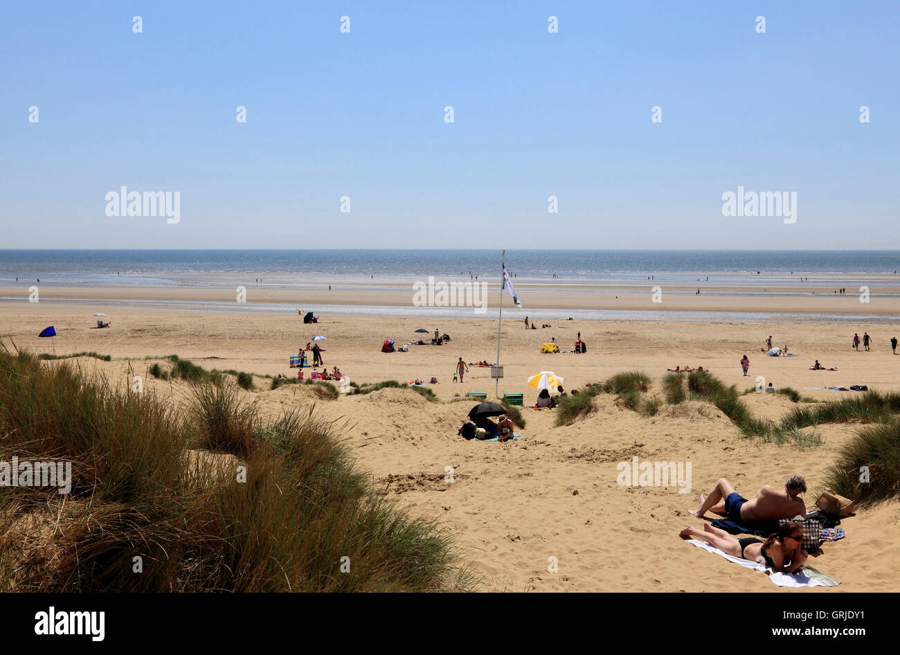 Camber Sands, East Sussex, UK, England Stockfoto