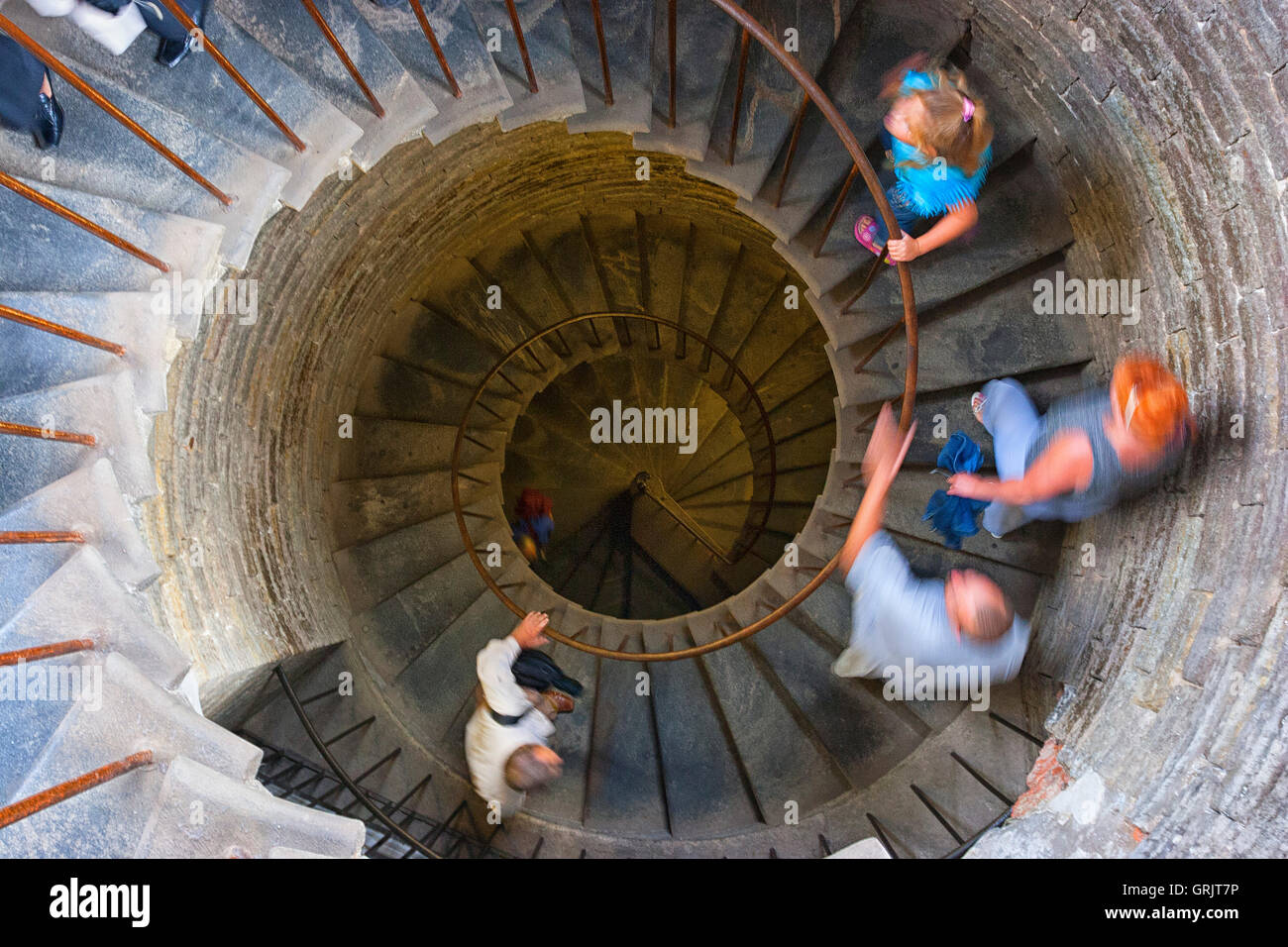 Wendeltreppe der St. Isaaks-Kathedrale Stockfoto