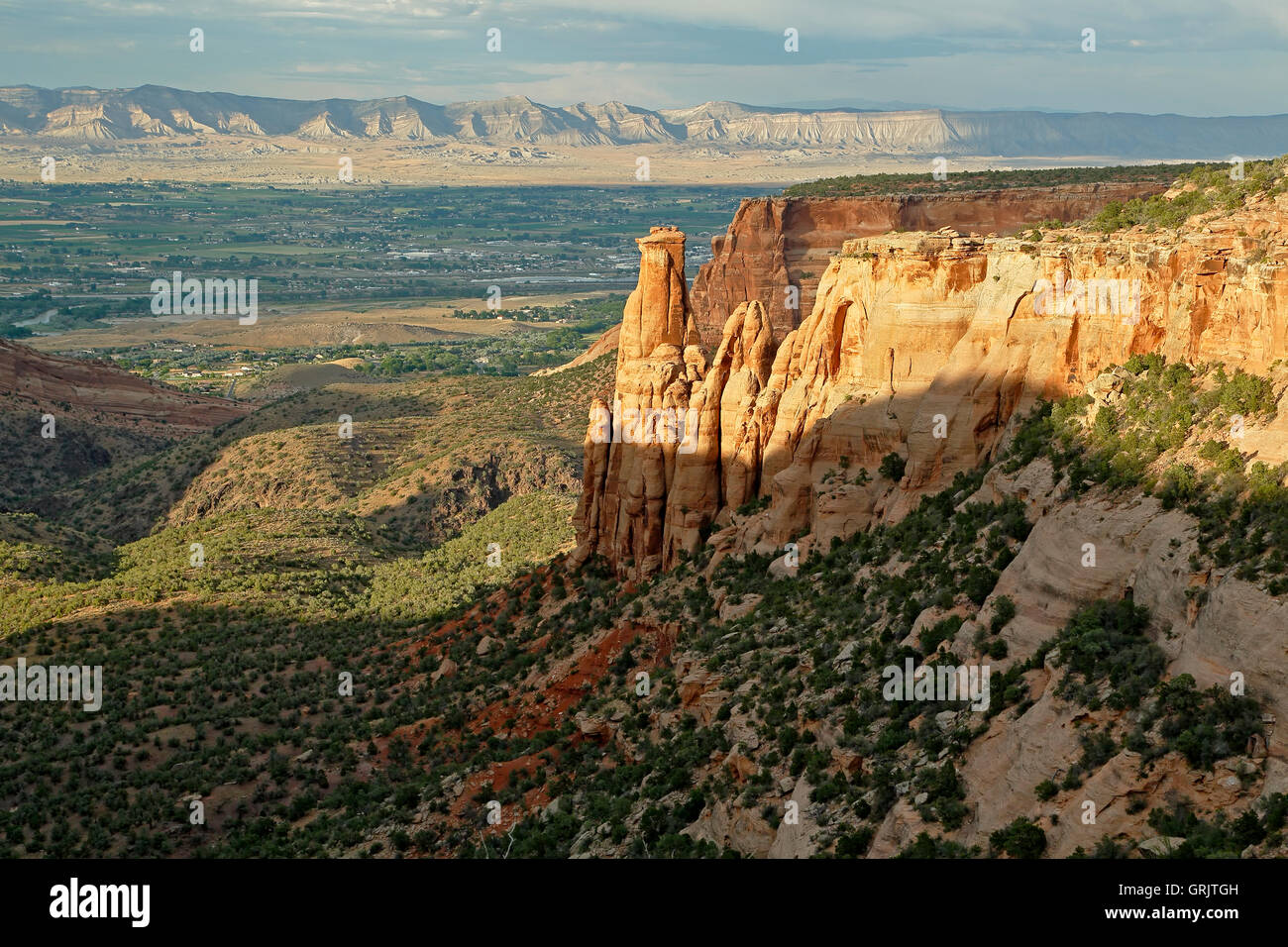 Sandstein Denkmäler und Formationen, Colorado National Monument, Grand Junction, Colorado USA Stockfoto