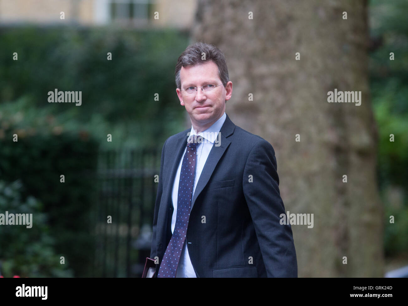 Attorney General Jeremy Wright QC kommt in der Downing Street für die wöchentlichen Kabinettssitzung Stockfoto