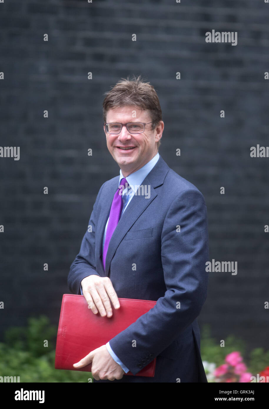 Greg Clark, Staatssekretär für Wirtschaft, Energie und industrielle Strategie kommt in der Downing Street für eine Kabinettssitzung Stockfoto