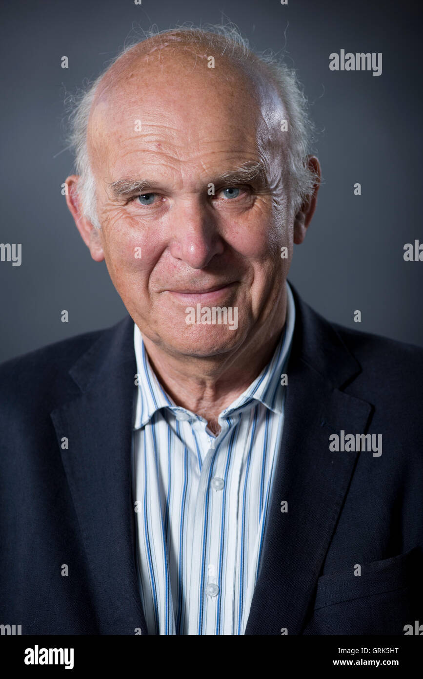 Britischer Politiker und ehemaliger Secretary Of State for Business, Innovation and Skills Vince Cable. Stockfoto