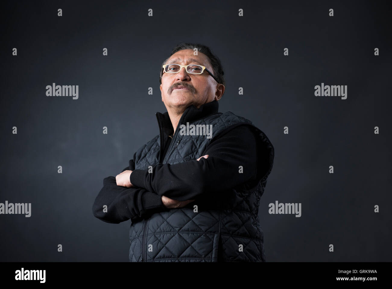 Mexikanischer Journalist und Schriftsteller Sergio Gonzalez Rodriguez. Stockfoto