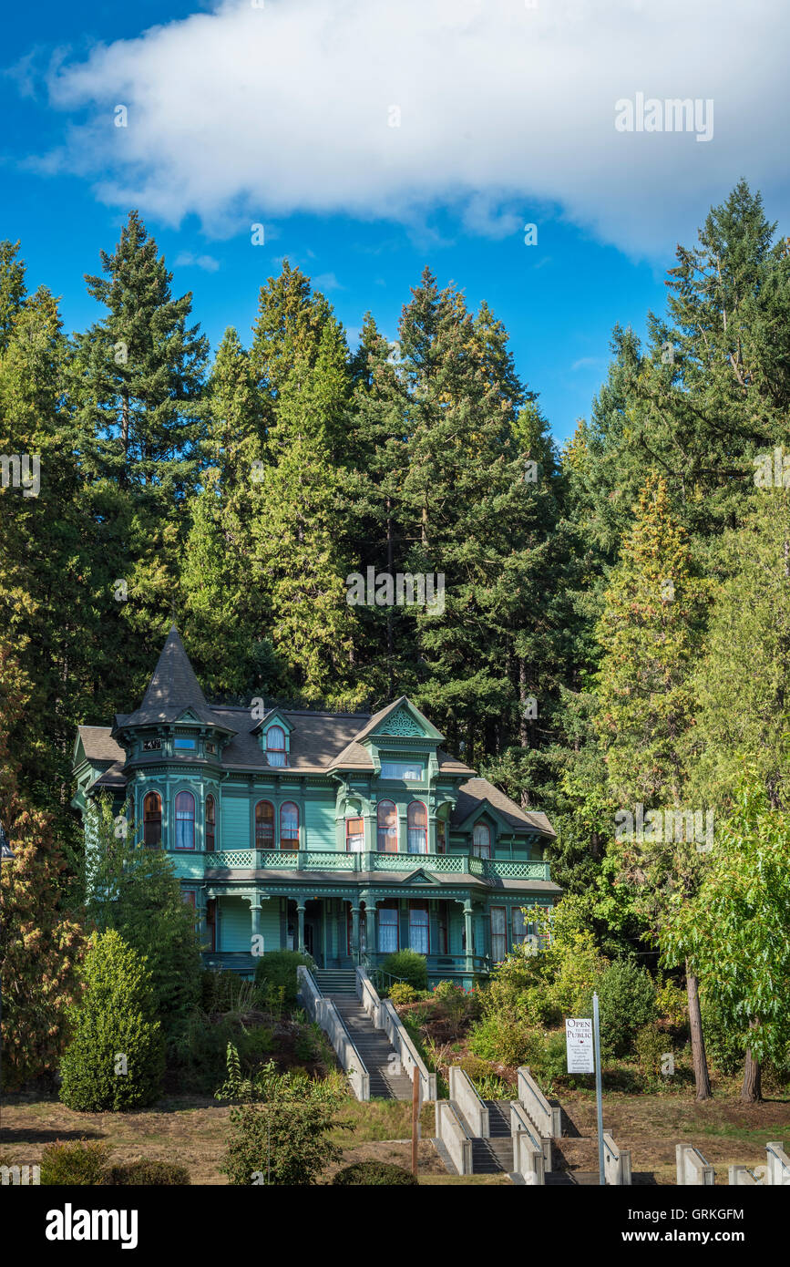Das Shelton McMurphey Johnson Haus in Eugene, Oregon. Stockfoto
