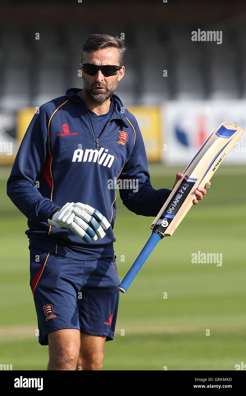 Essex Cheftrainer Paul Grayson - Essex CCC Vs Kent CCC - LV County Championship Division zwei Cricket an der Essex County Ground, Chelmsford, Essex - 09.09.14 Stockfoto