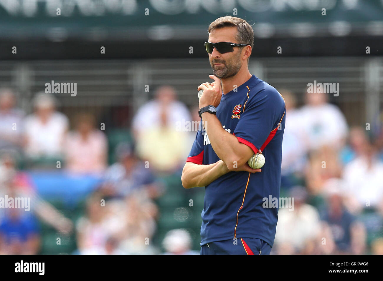 Essex Cheftrainer Paul Grayson - Gloucestershire CCC Vs Essex Eagles - NatWest T20 Blast Cricket am Cheltenham College, Cheltenham, Gloucestershire - 20.07.14 Stockfoto