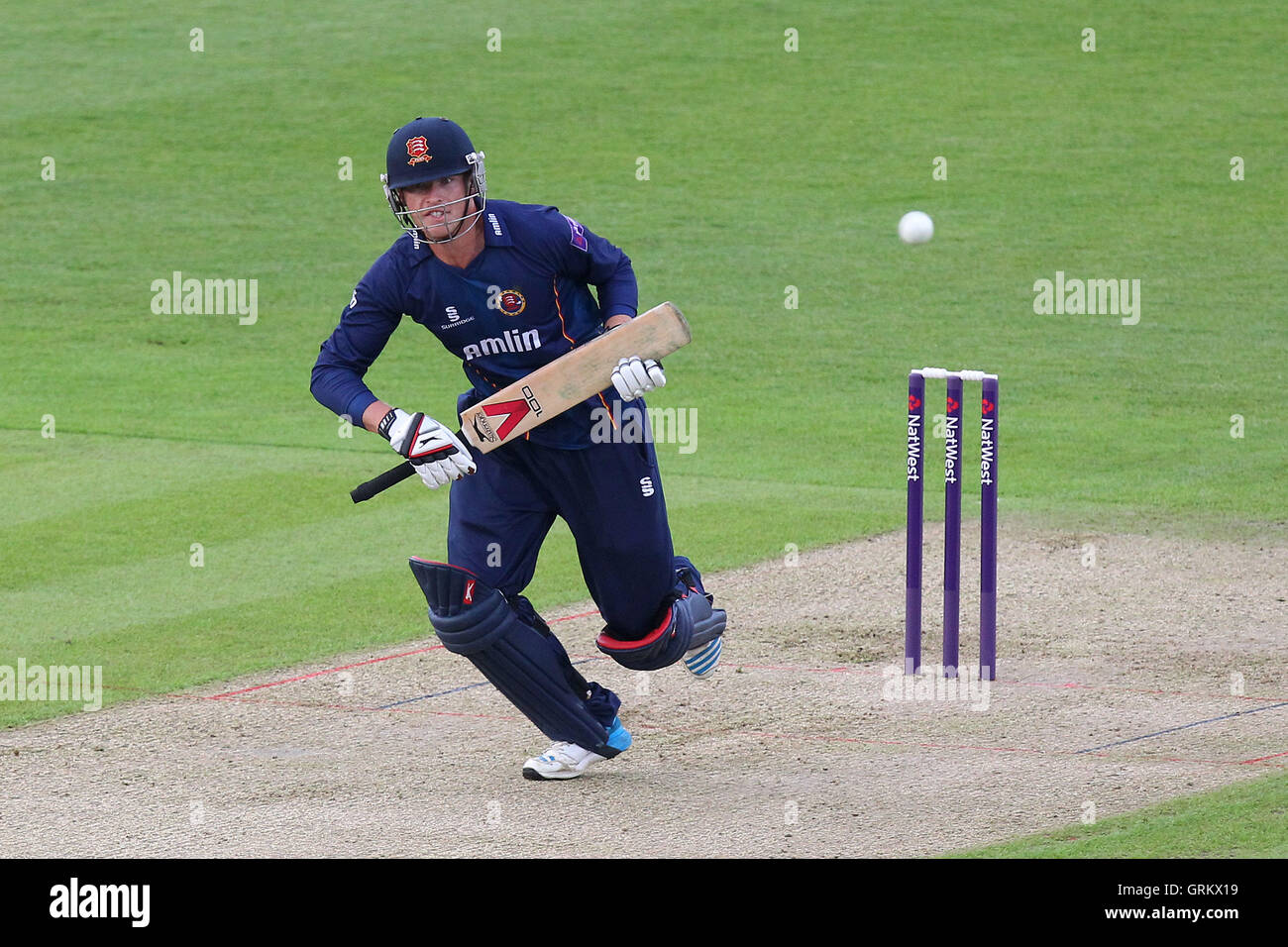 Tom Westley trifft für Essex - Hampshire CCC Vs Essex Eagles - NatWest T20 Blast Cricket am Ageas Schüssel, West End, Hampshire - 30.05.14 Stockfoto