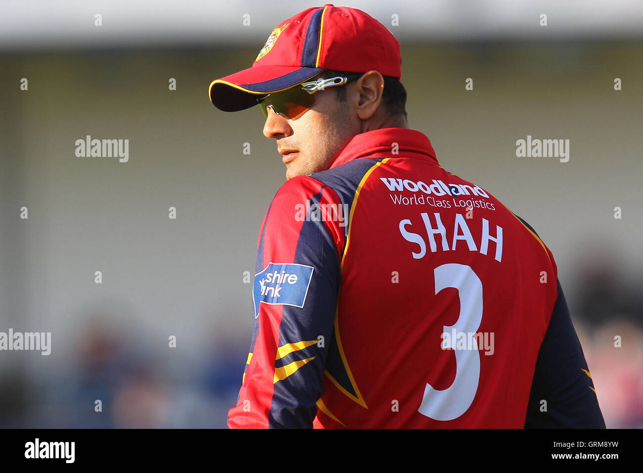 Owais Shah von Essex - Essex Adler Vs Schottland - Yorkshire Bank YB40 Cricket im Essex County Ground, Chelmsford - 06.02.13 Stockfoto