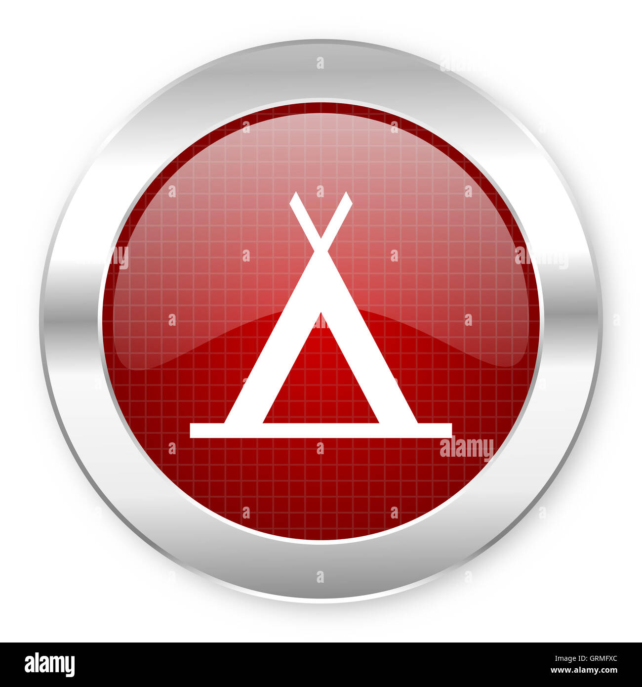 Camping Symbol Stockfoto