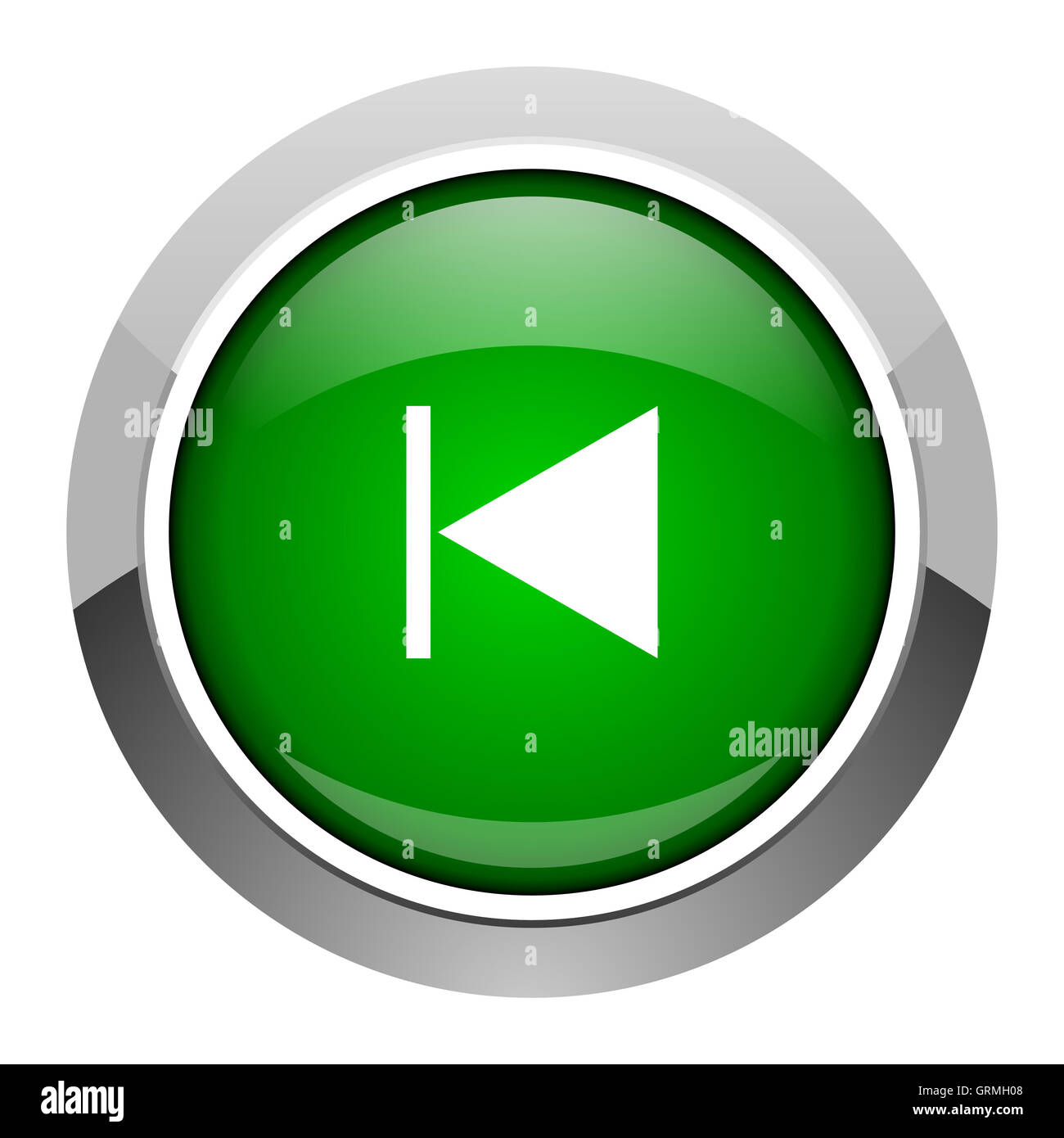 Prev-Symbol Stockfoto