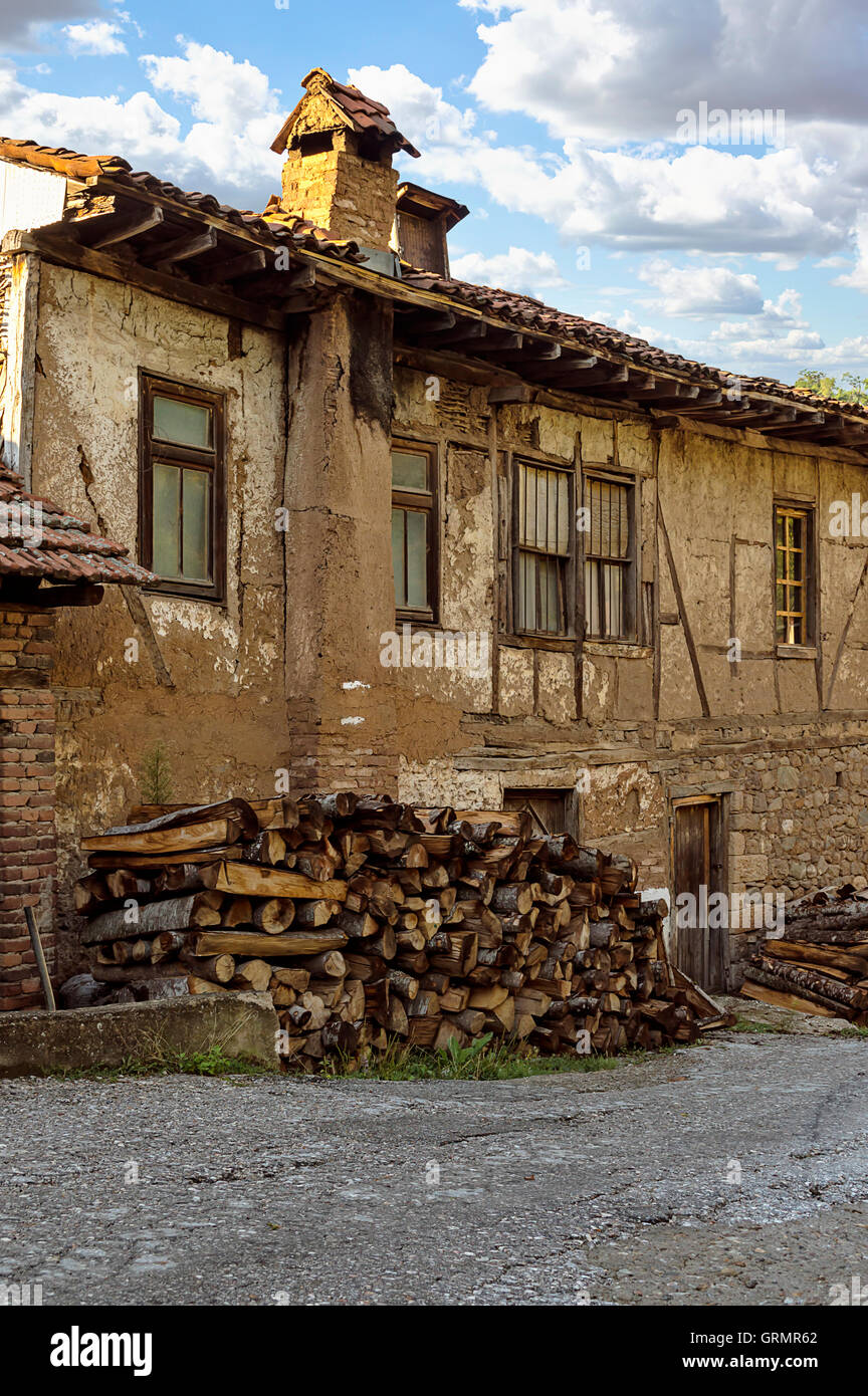 Altes Haus in Kratovo, Mazedonien. Stockfoto
