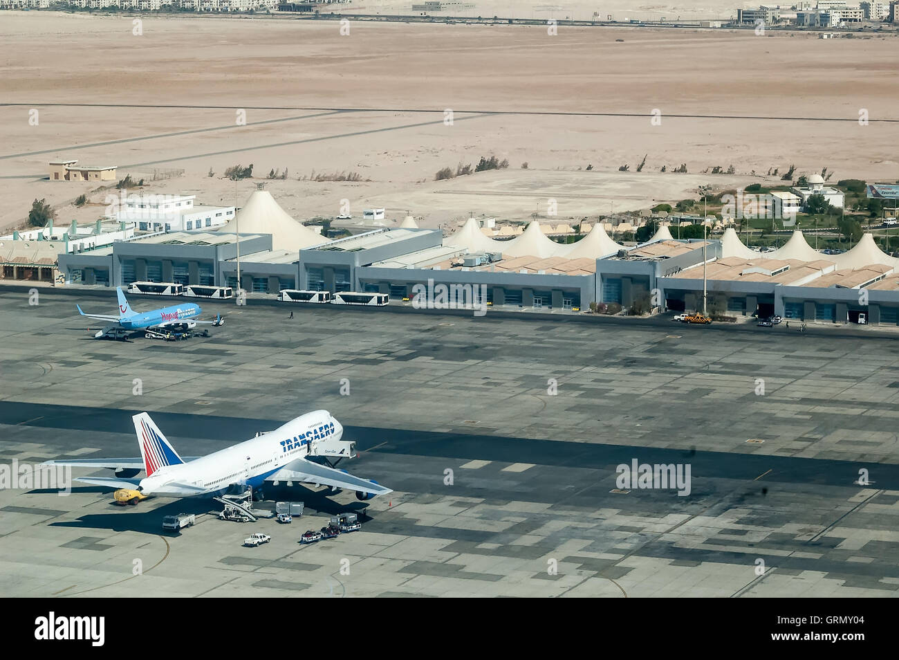 Flughafen Hurghada. Ägypten Stockfotografie Alamy