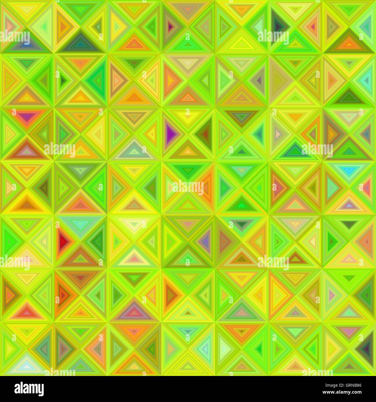 Lime Farbhintergrund abstrakte Dreieck Mosaik Stock Vektor