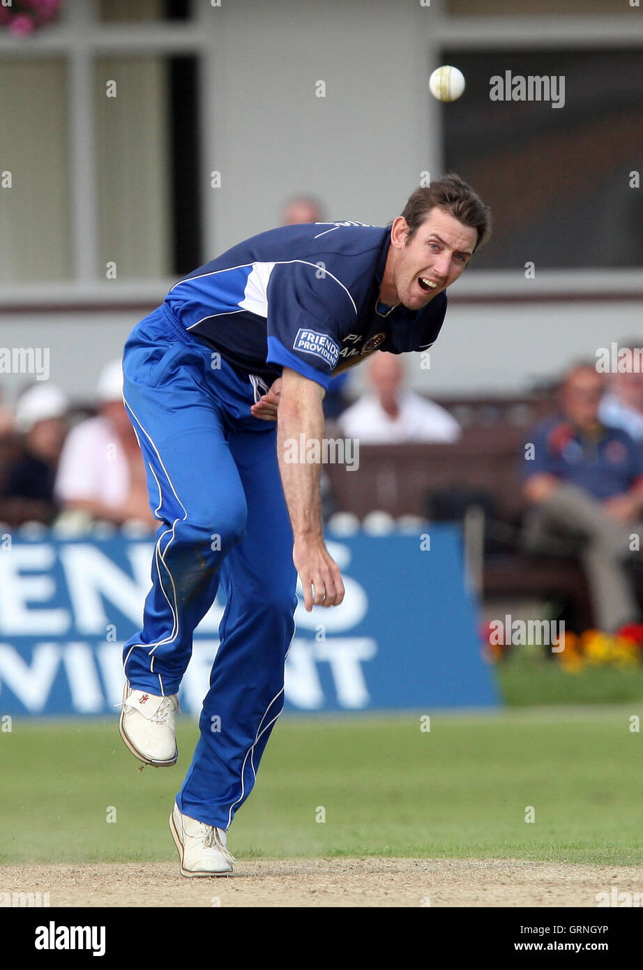 David Masters von Essex - Leicestershire Foxes Vs Essex Adler - Freunde Provident Trophy Viertelfinale bei Grace Road, Leicester - 06.04.08 Stockfoto