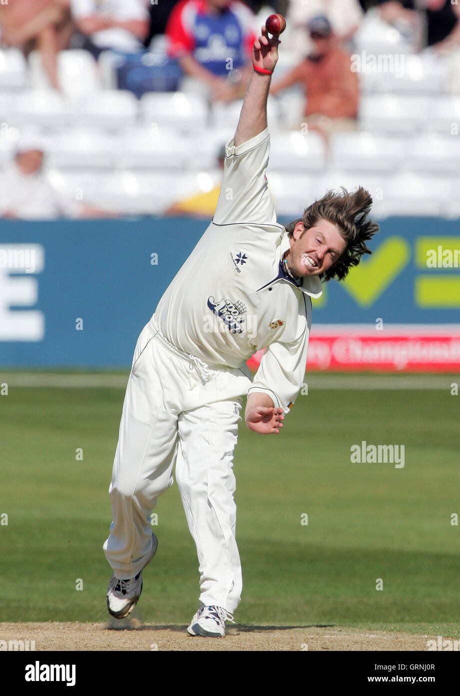 Ian Harvey von Derbyshire - Essex CCC Vs Derbyshire CCC - LV County Championship bei Ford County Ground, Chelmsford, Essex - 19.04.07 Stockfoto