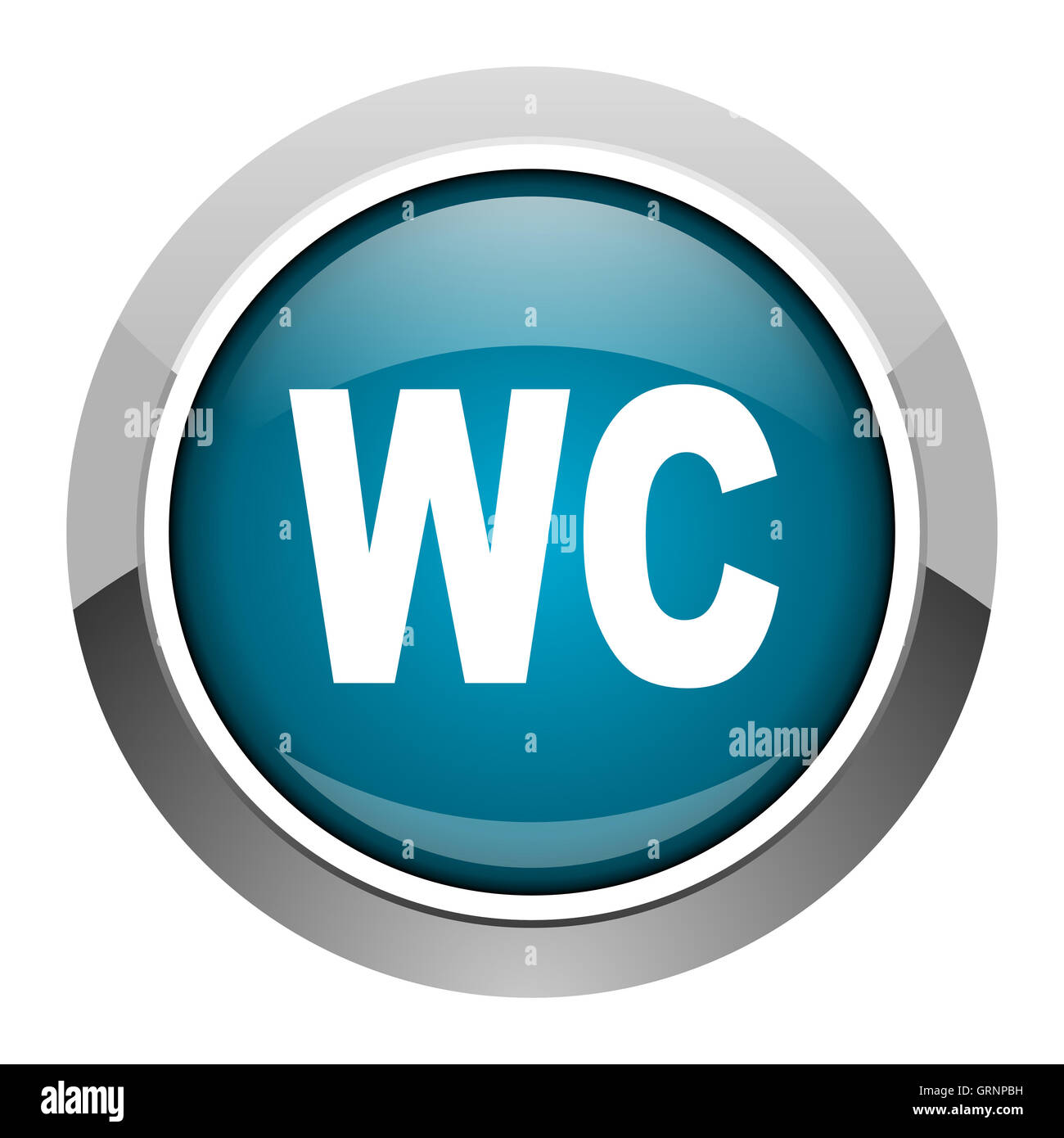 WC-Symbol Stockfoto