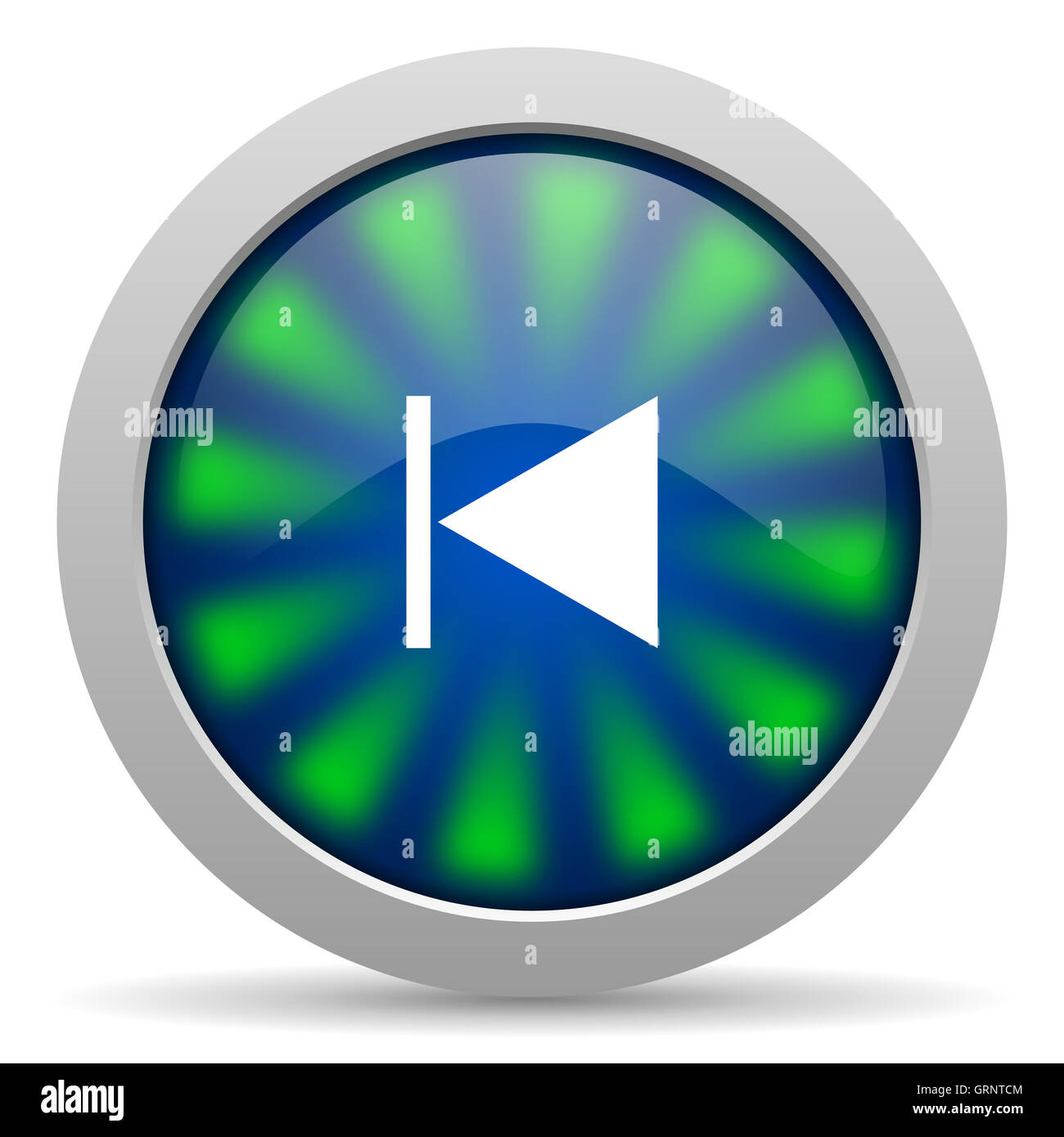 Prev-Symbol Stockfoto