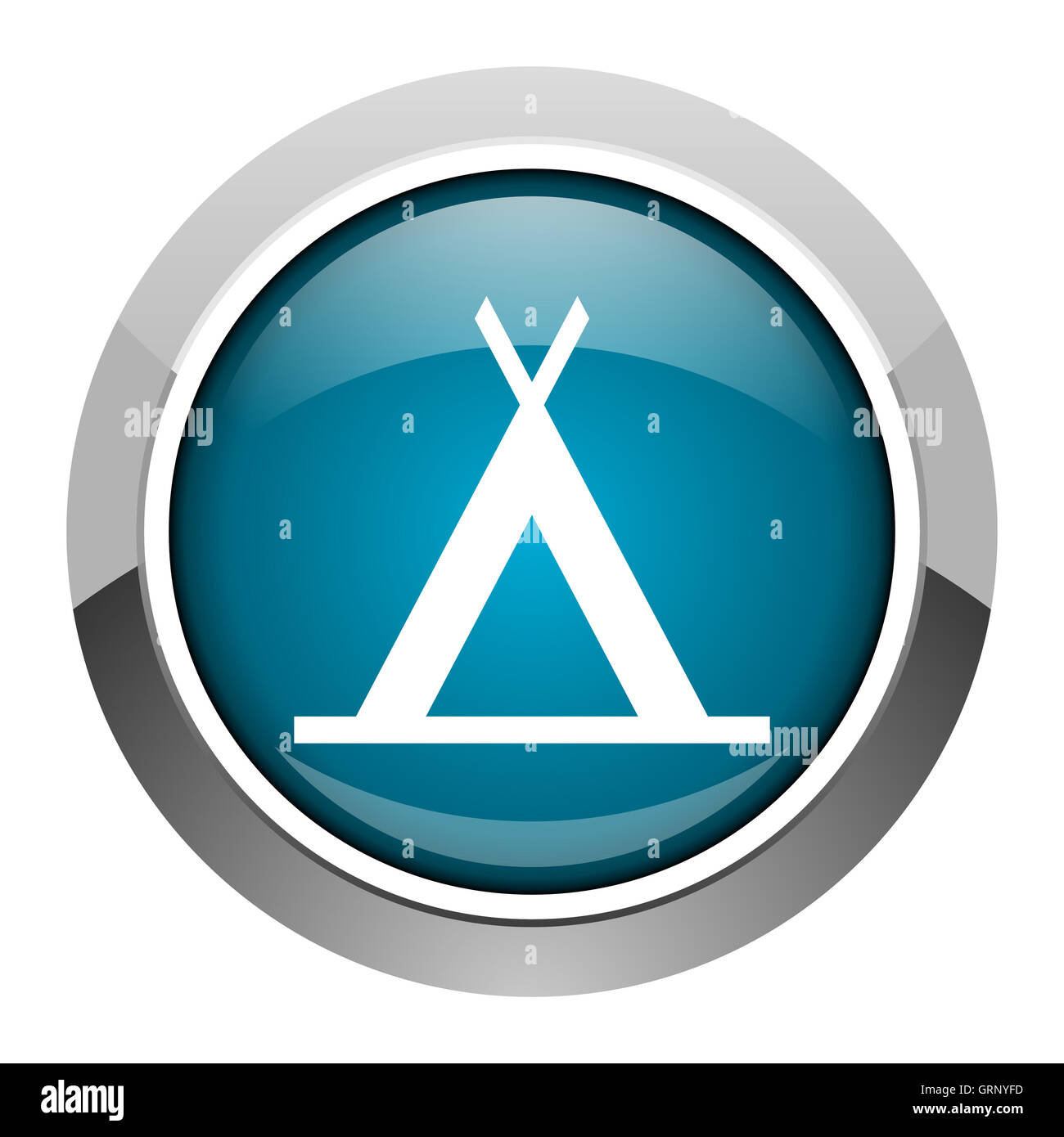 Camping Symbol Stockfoto