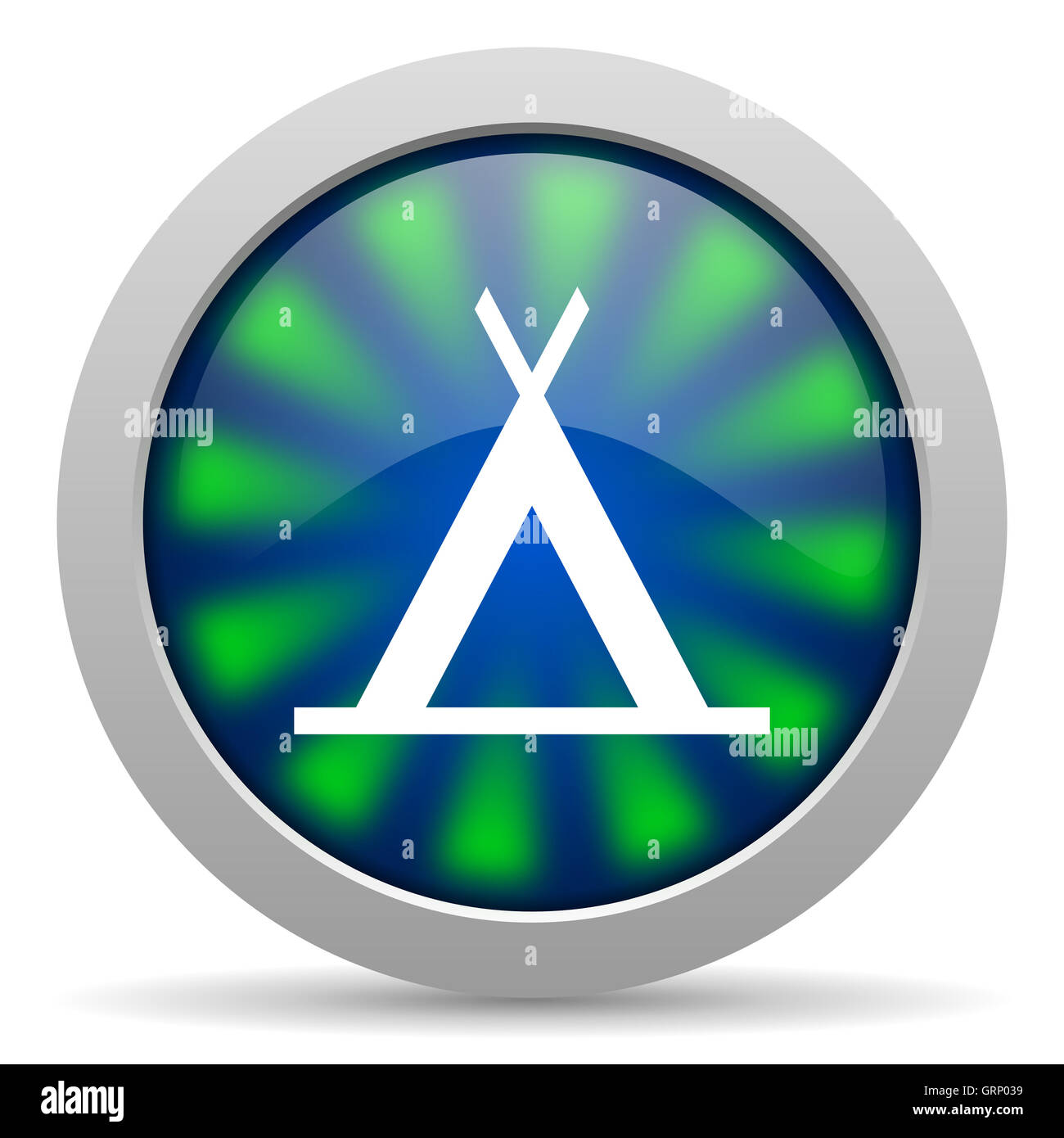 Camping Symbol Stockfoto